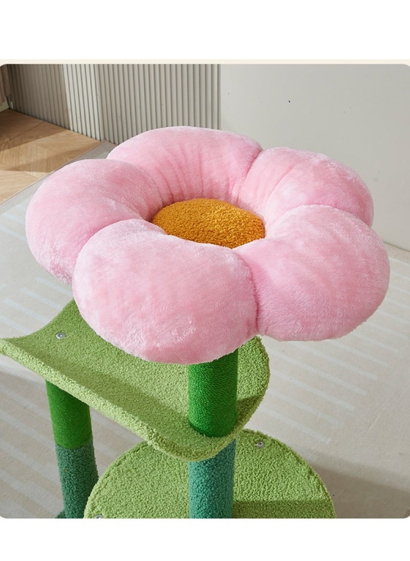 Cat Tree Tower, Cat Condo, Cat Scratching Post , Flower cat Tree for Indoor Cats with Scratching Post cat toys, cat beds, cat balls, cat climbing Tree