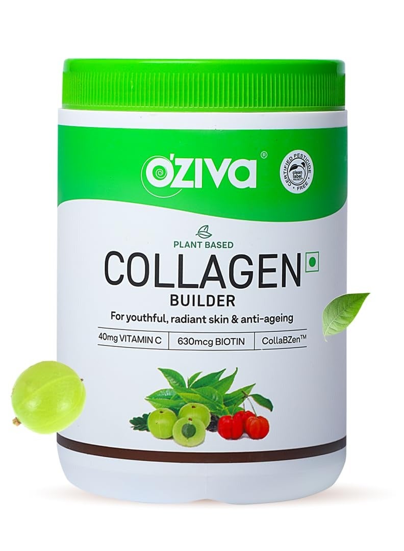 Plant Based Collagen Builder for Glowing Youthful Hair & Skin Supplement for Men & Women 250g