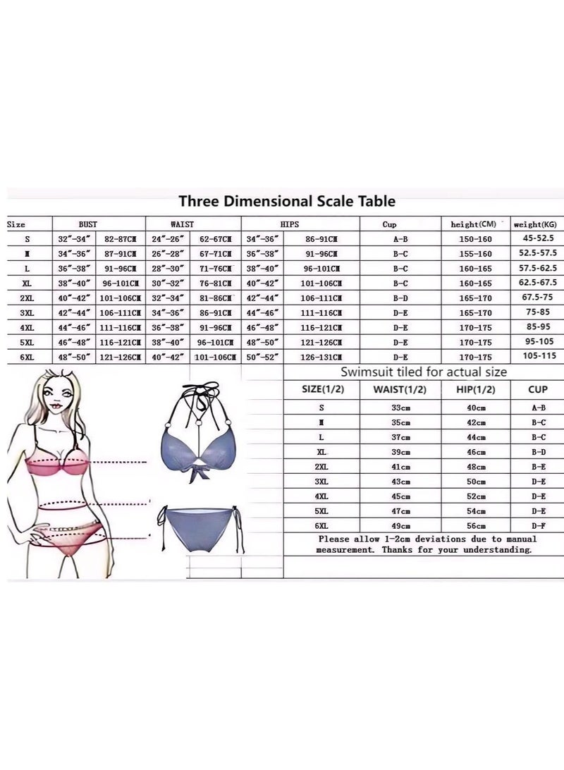 Fashionable Women's Printed Bikini Swimsuit