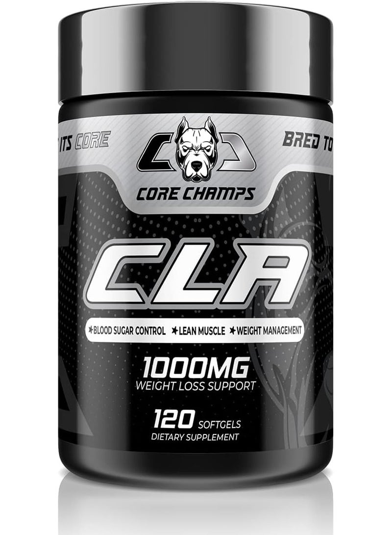 CORE CHAMPS CLA 1000mg 120 Softgels 120 Serving