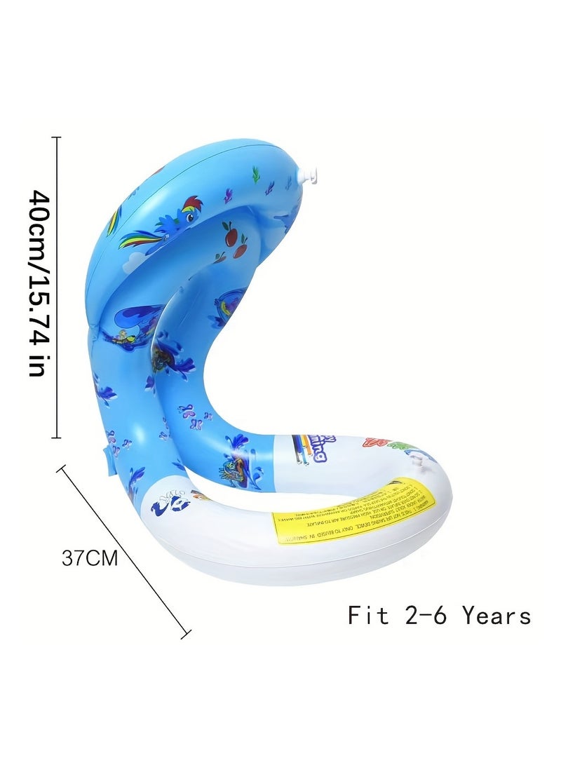 Floaties Swim Vest Portable Inflatable Pool Floats Swimming Ring With Adjustable Safety Buckle, Safety Swim Arm Bands With Double Surround Air Bag, Durable Float Tube