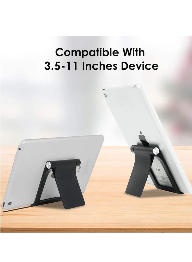 SYOSI Cell Phone Stand Holder, Adjustable Phone Desk Stand Tablet Holder Foldable Phone Holder for Tablet & iPhone & Android Smartphone