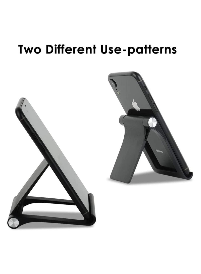 SYOSI Cell Phone Stand Holder, Adjustable Phone Desk Stand Tablet Holder Foldable Phone Holder for Tablet & iPhone & Android Smartphone