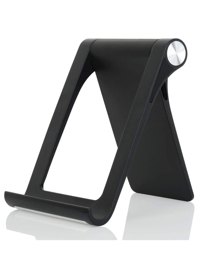 SYOSI Cell Phone Stand Holder, Adjustable Phone Desk Stand Tablet Holder Foldable Phone Holder for Tablet & iPhone & Android Smartphone