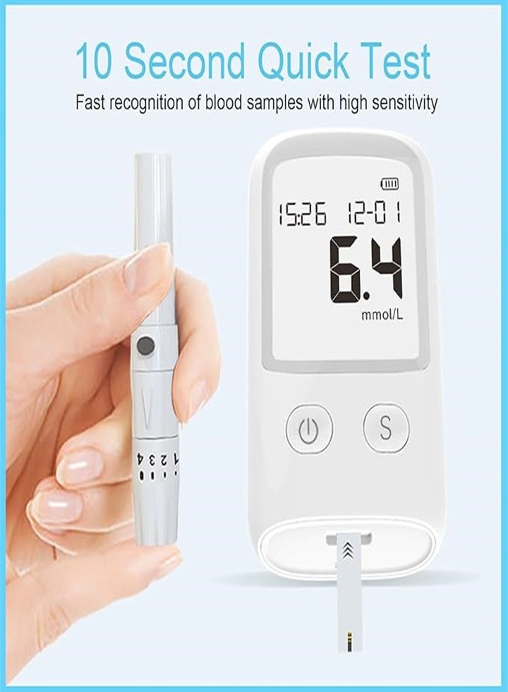 Self-monitoring blood sugar system, portable diabetes test kit for elderly, diabetics and pregnant women