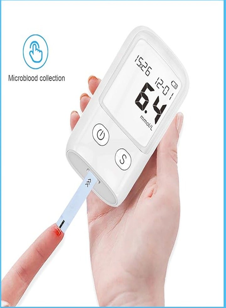 Self-monitoring blood sugar system, portable diabetes test kit for elderly, diabetics and pregnant women