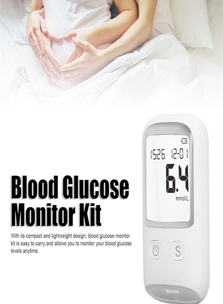 Self-monitoring blood sugar system, portable diabetes test kit for elderly, diabetics and pregnant women