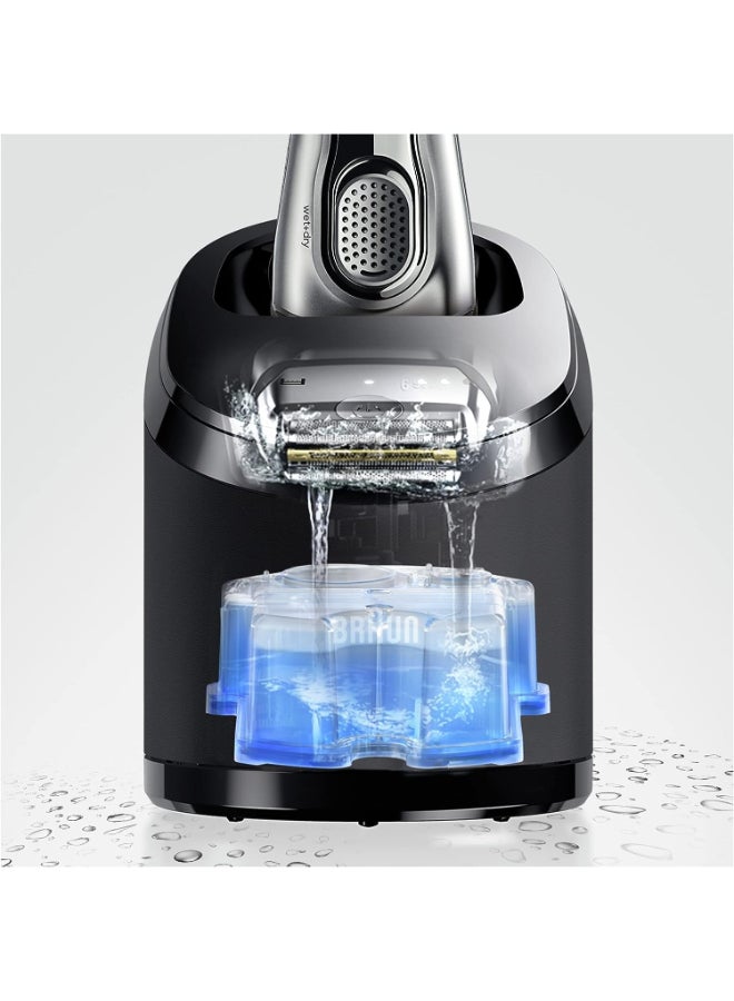 Clean And Renew And Refresh Cartridge For All Shavers With Clean And Charge System White