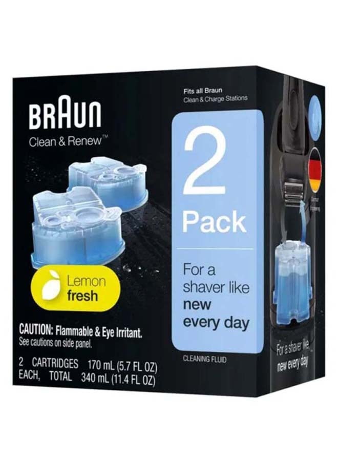 2-Piece Clean And Renew Refill Cartridge Blue