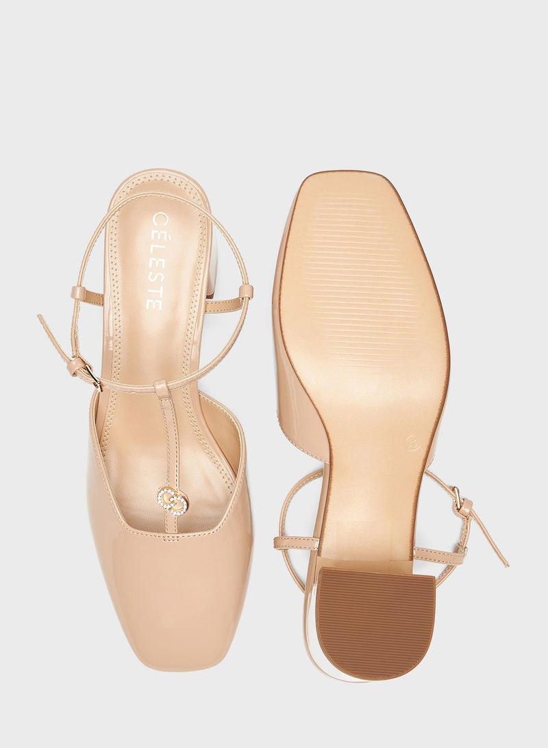 Sling Back Pumps