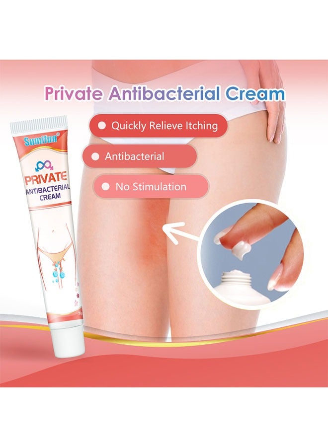 Private Antibacterial Cream 20g, Topical Relief Skin Itching, Anti Inflammatory Dermatitis Bacteriostasis Ointment, Feminine Care Skin Cream