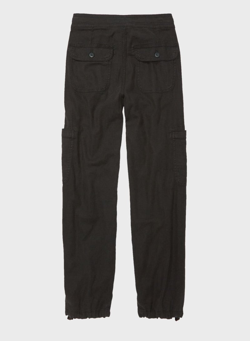 High Waist Cargo Pants