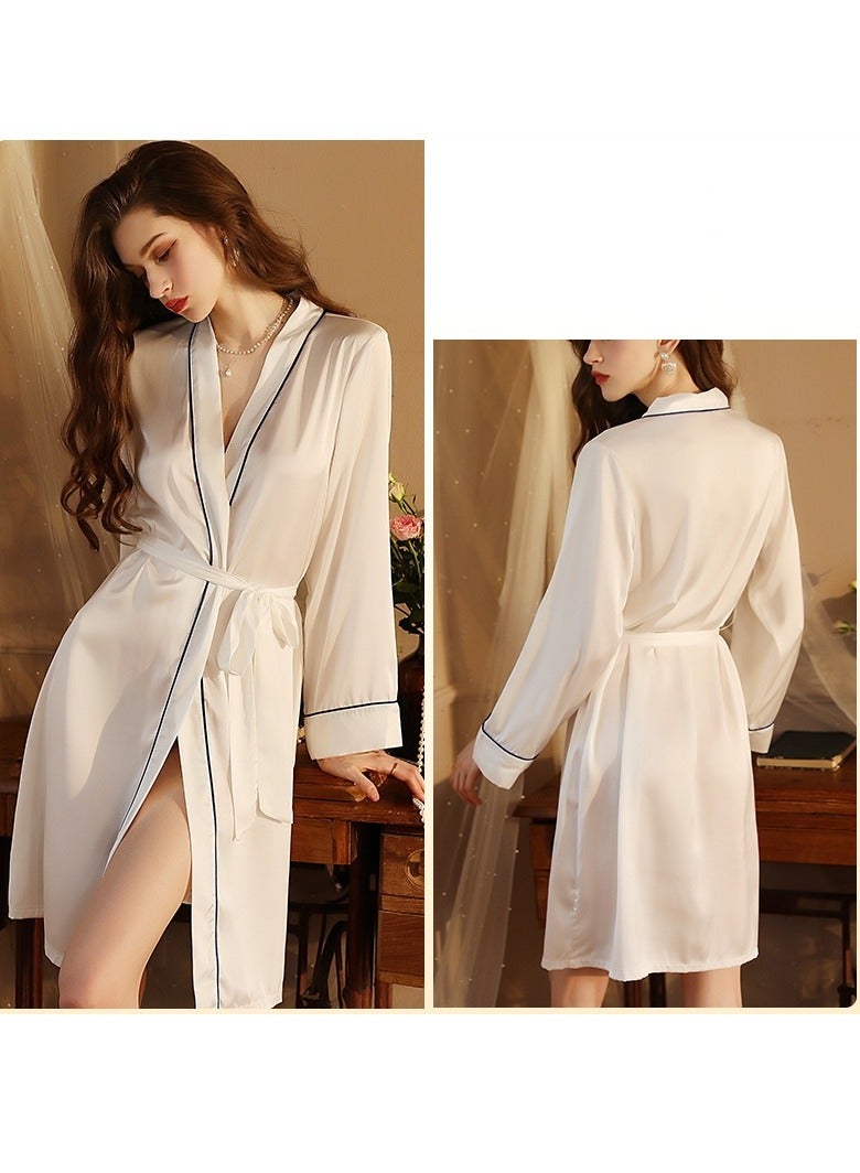 Women's Cardigan Bathrobe