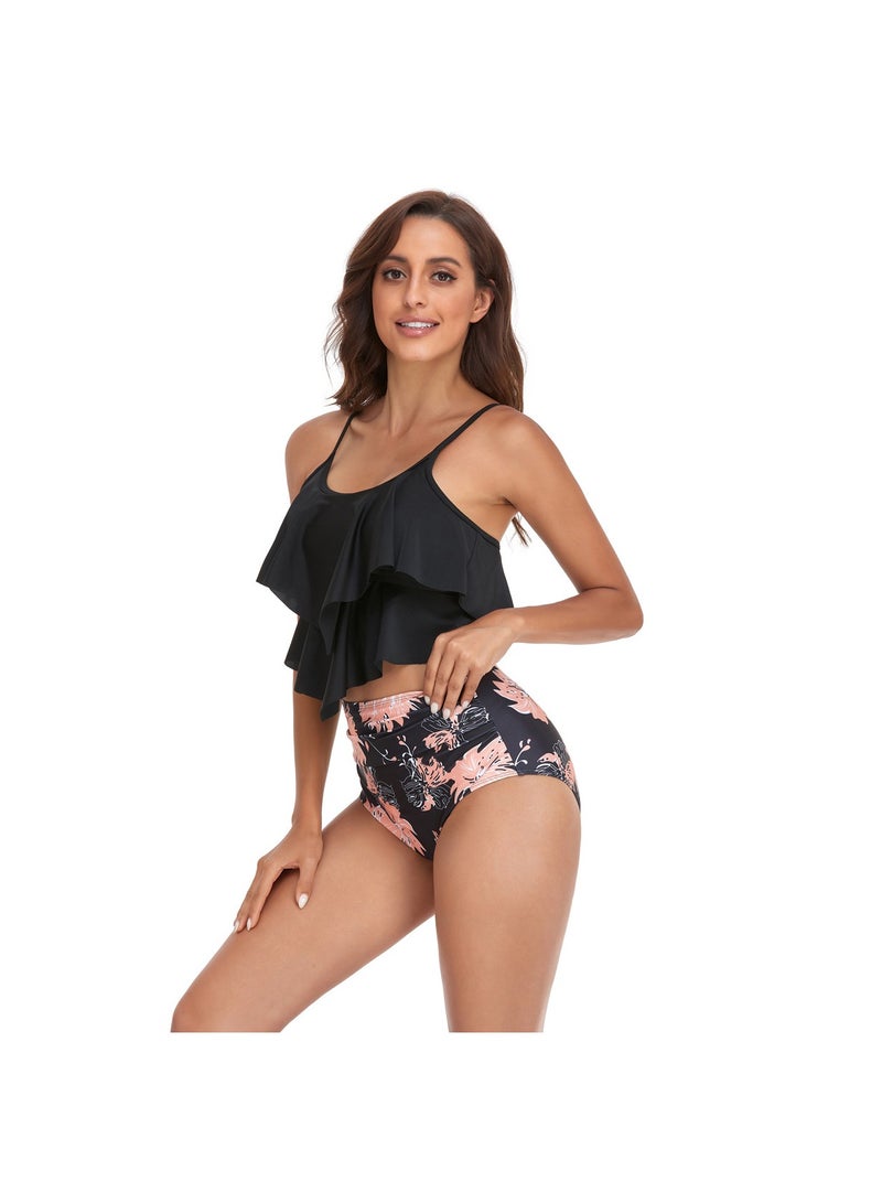 Fashionable Women's Printed Bikini Swimsuit