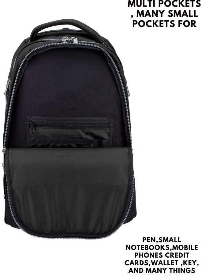 3 Piece Kids School Trolley Bag laptop compartment Big Wheels With Lunch bag & Pencil Case