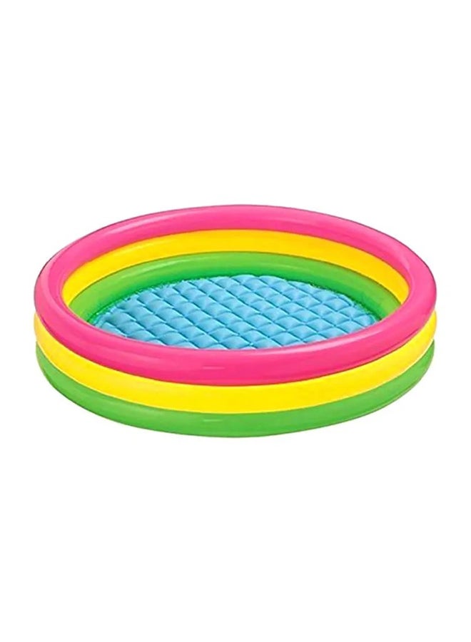 Lightweight Sunset Glow Inflatable Water Pool With Skin-friendly Materials 61x22cm