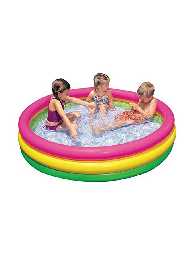 Lightweight Sunset Glow Inflatable Water Pool With Skin-friendly Materials 61x22cm