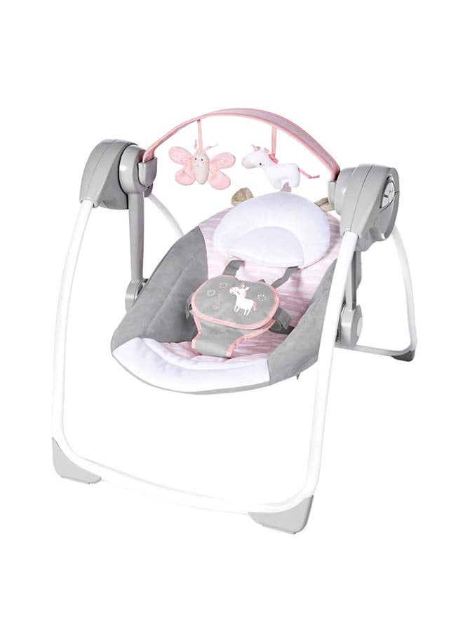 Comfort 2 Go Portable Swing - Flora the Unicorn