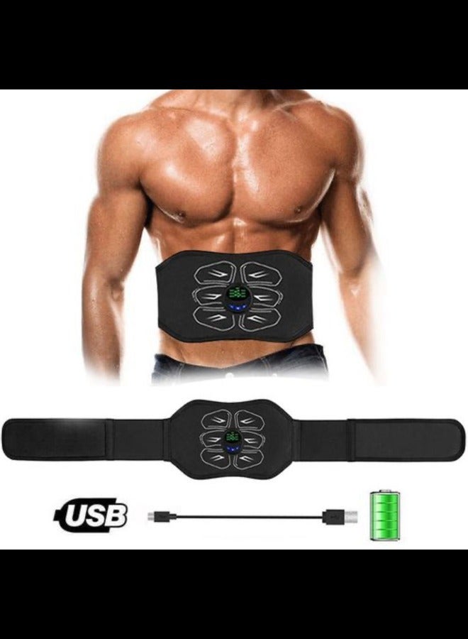 New EMS Muscle Stimulation Belt Vibration ABS Stimulator Abdominal Trainer Exerciser Slimming Belts Home Gym Fitness Equipment