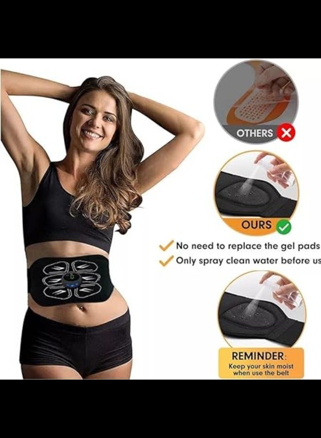 New EMS Muscle Stimulation Belt Vibration ABS Stimulator Abdominal Trainer Exerciser Slimming Belts Home Gym Fitness Equipment