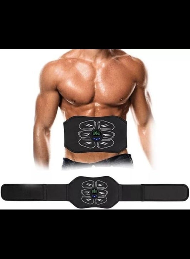 New EMS Muscle Stimulation Belt Vibration ABS Stimulator Abdominal Trainer Exerciser Slimming Belts Home Gym Fitness Equiment