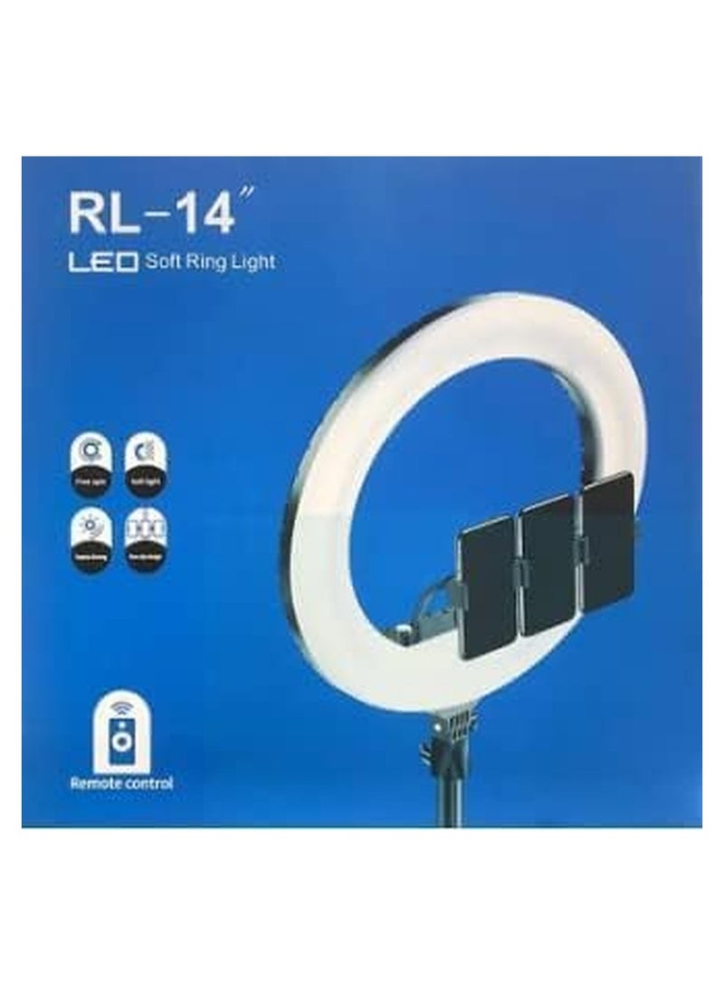 RL-14 LED Ring Light With USB Port For Vlogging Reels And Photography