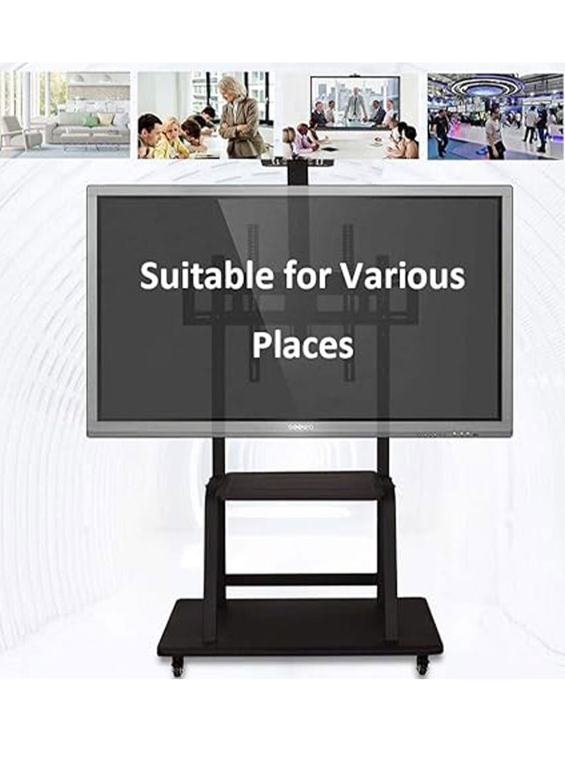 Mobile TV Stand Steel TV Cart Fit For 32 To 75 Inches TV