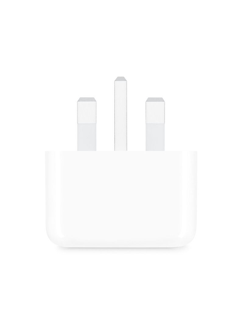 20W USB-C 3-Pin Power Adapter White