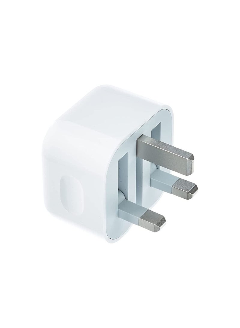 20W USB-C 3-Pin Power Adapter White