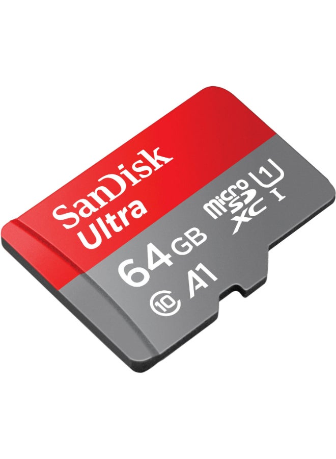 64GB MicroSD Card ,UHS-I, With a Class 10 rating  SDSQUAB-064G-GN6MN 64 GB 64 GB