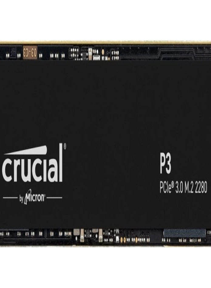 Crucial P3 1TB M.2 PCIe Gen3 NVMe Internal SSD - Up to 3500MB/s Sequential Read & 3000 MB/s Sequential Write - CT1000P3SSD8 1 TB