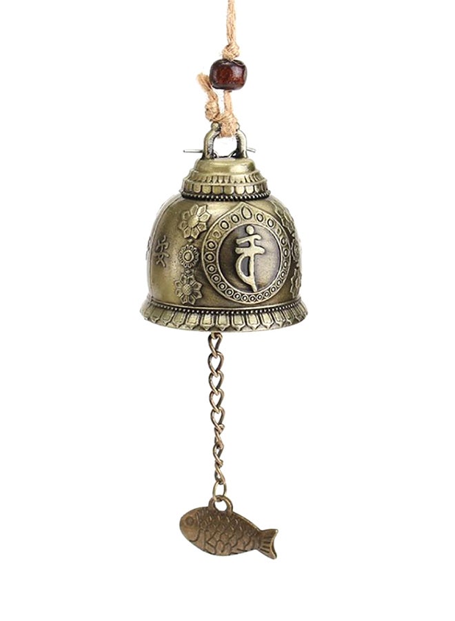 Retro Feng Shui Wind Chime Gold