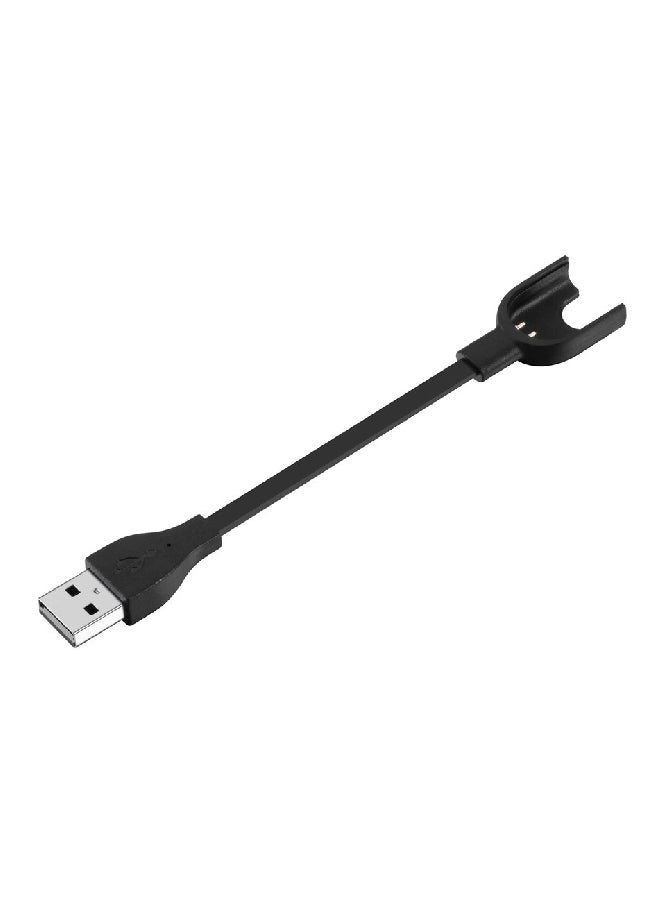 Fast Charging Cable Accessories For Xiaomi MI Band Black