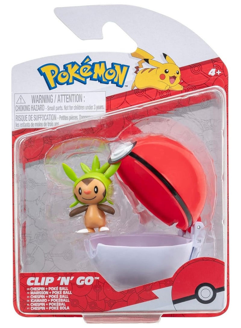 Pokemon Clip N Go - Chespin Poke Ball