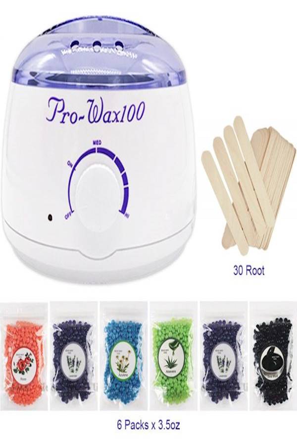 Pro Wax 100 Hot Wax Warmer Set White/Blue