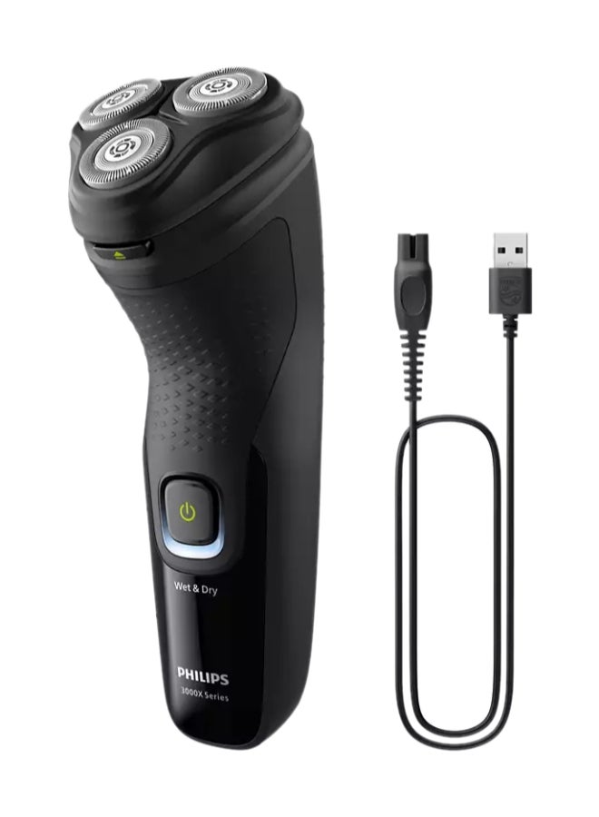 Wet And Dry Electric Shaver 3000X Series X3021/00 Black