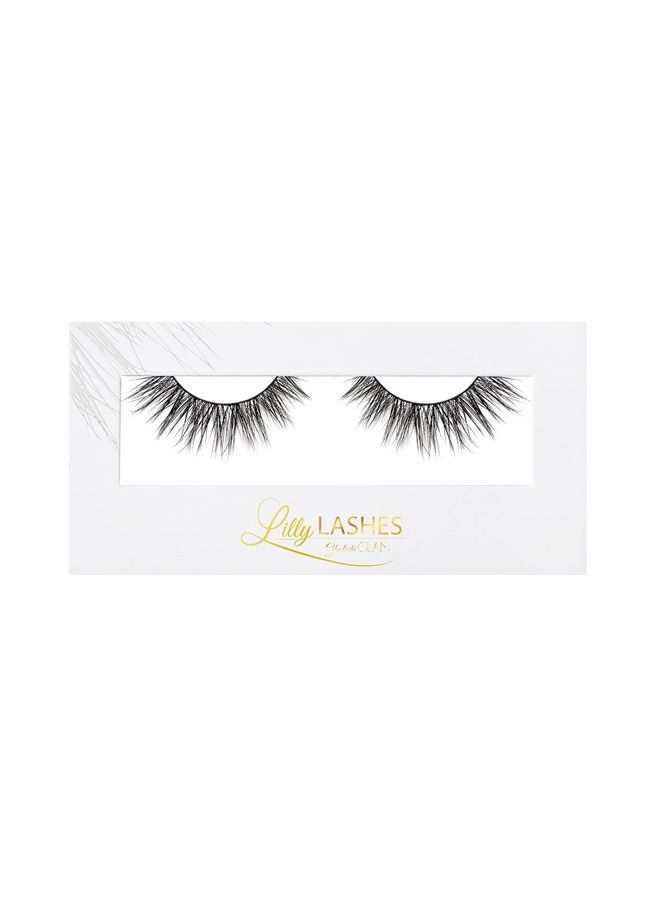 Luxe in Lite Mink Lashes | Wispy Lashes Mink | Natural Looking Lashes | False Eyelashes | Mink Cat Eye Lashes | Strip Lashes | Fake Lashes 13mm length, Reusable Up to 15 Wears
