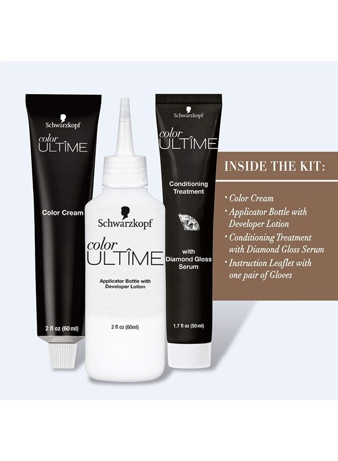 Color Ultime Permanent Hair Color Cream, 4.82 Dark Mahogany Brown (Packaging May Vary)