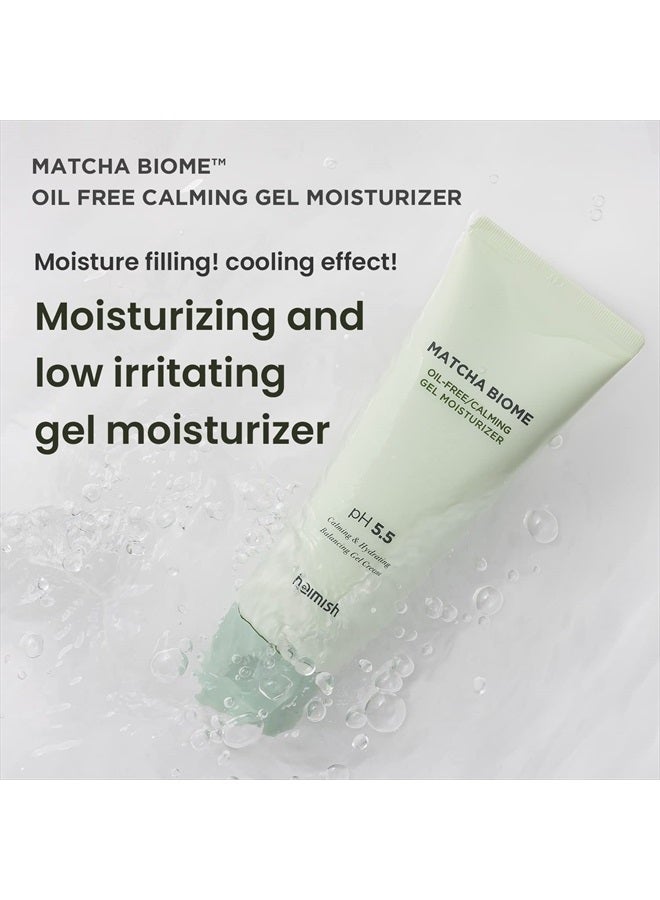 [heimish] Match Biome Oil-Free Calming Gel Moisturizer 3.38 fl.oz / 100 ml | Oil Free, Pore and Sebum Control | Moisturizing, Cooling Gel Cream, Natural Ingredients, Soothing Cream, Korean Skincare