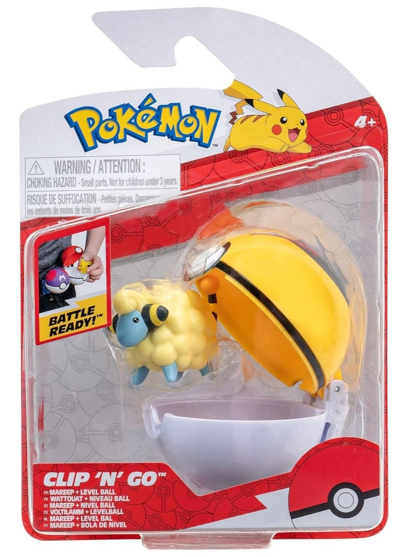 Pokemon Clip N Go - Mareep Level Ball