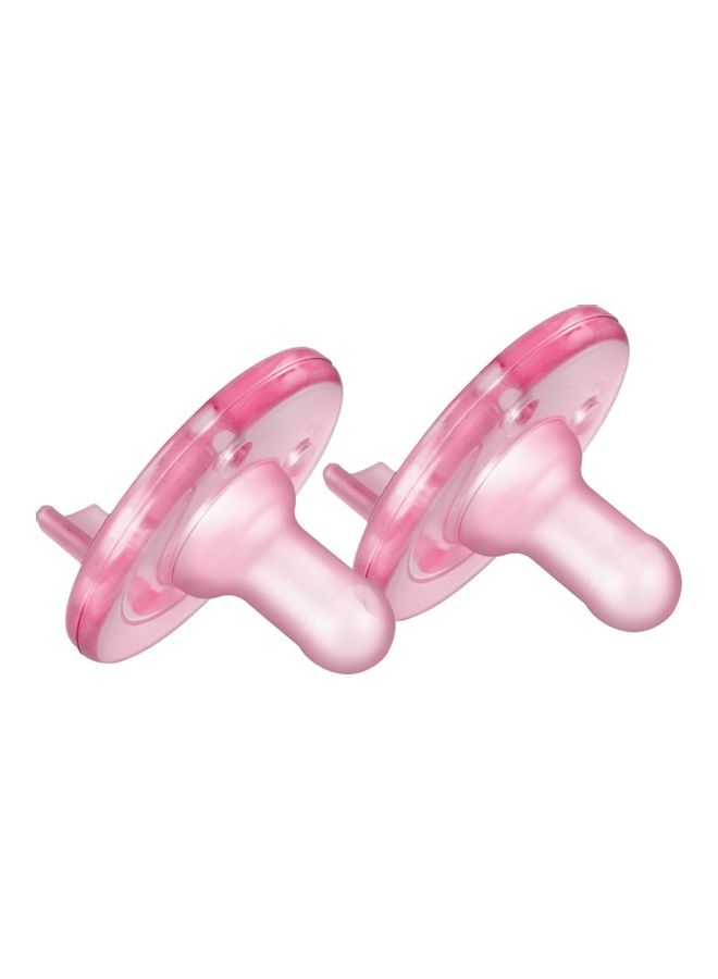 Super Soothie Pacifier, 3+ Months, Pack of 2 - Pink