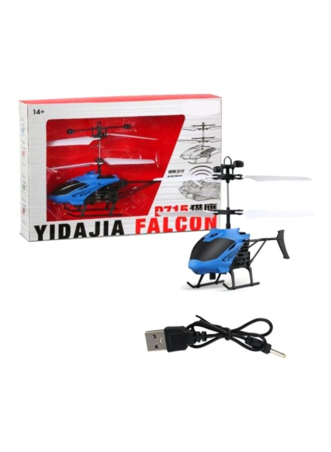 Flying Mini RC Infraed Induction Helicopter Aircraft Flashing Light Toys For Kid 18x16x11.5cm