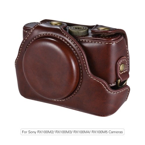 Camera Bag Case Fullbody Cover For Sony Brown