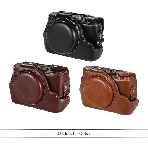 Camera Bag Case Fullbody Cover For Sony Brown