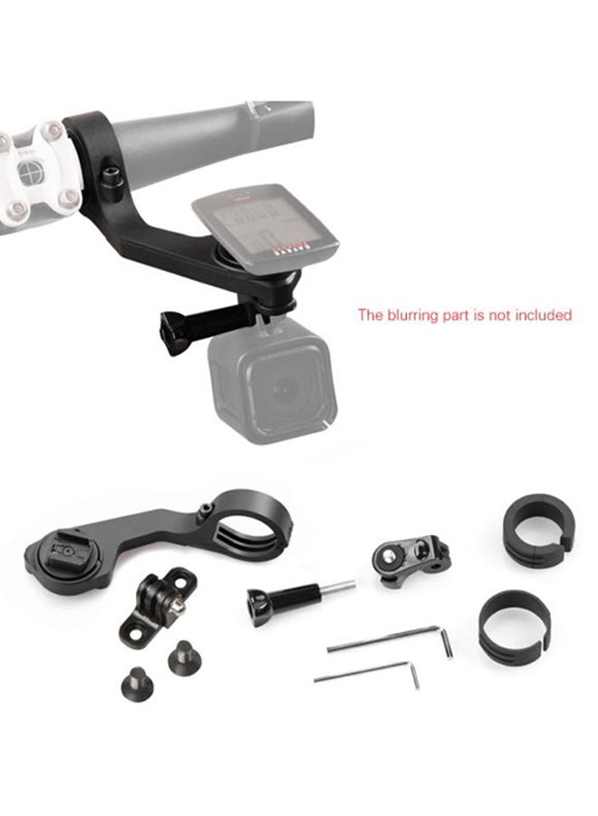 9-Piece Bike Mount Holder Kit For Cateye CC-PA100W/500B CC-RD310W/410DW/420DW/430DW/500B CC-VT210W/220W CC-MC200W CC-GL11/51 CC-PD100W/ GoPro/Sony/Garmin VIRB X/XE/SJ Cam Action Cameras Black