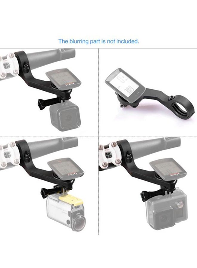 9-Piece Bike Mount Holder Kit For Cateye CC-PA100W/500B CC-RD310W/410DW/420DW/430DW/500B CC-VT210W/220W CC-MC200W CC-GL11/51 CC-PD100W/ GoPro/Sony/Garmin VIRB X/XE/SJ Cam Action Cameras Black