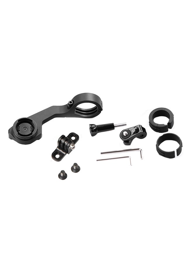 Bike Handle Bar Mount Camera Holder Kit Black