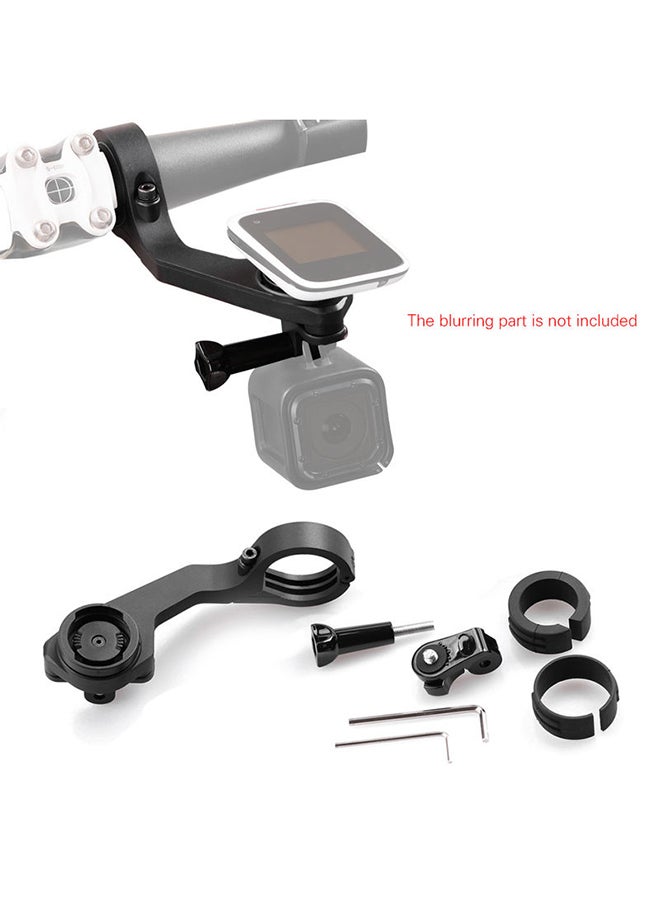 Bike Handle Bar Mount Camera Holder Kit Black