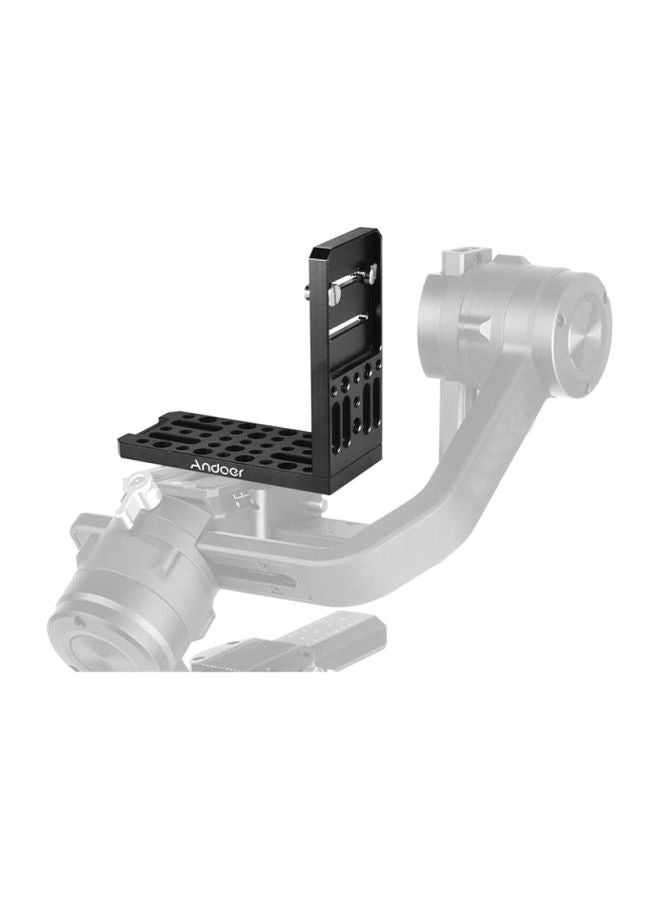 Multi-Functional Dual Ball Head Mount Black/Silver