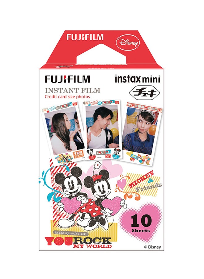 Instax Mini Film Disney MICKEY & Friends For Instax Mini 7 7s 8 25 50 Black